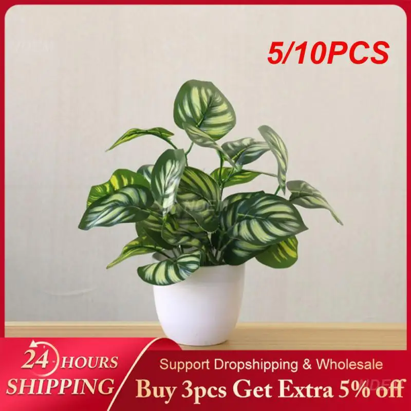 5/10PCS Artificial Green Plant Table Potted Ornaments Home Potted Ornament Artificial Plant Simulation Bonsai Fake Flowers
5/10PCS Artificial Green Plant Table Potted Ornaments Home Potted Ornament Artificial Plant Simulation Bonsai Fake Flowers