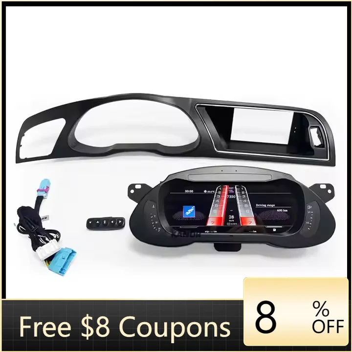 12.3inch LCD Digital Cluster Dashboard Oil Gauge Car Auto Meter Speedometer Linux System for A4 2009-2016 LHD Instrument
12.3inch LCD Digital Cluster Dashboard Oil Gauge Car Auto Meter Speedometer Linux System for A4 2009-2016 LHD Instrument