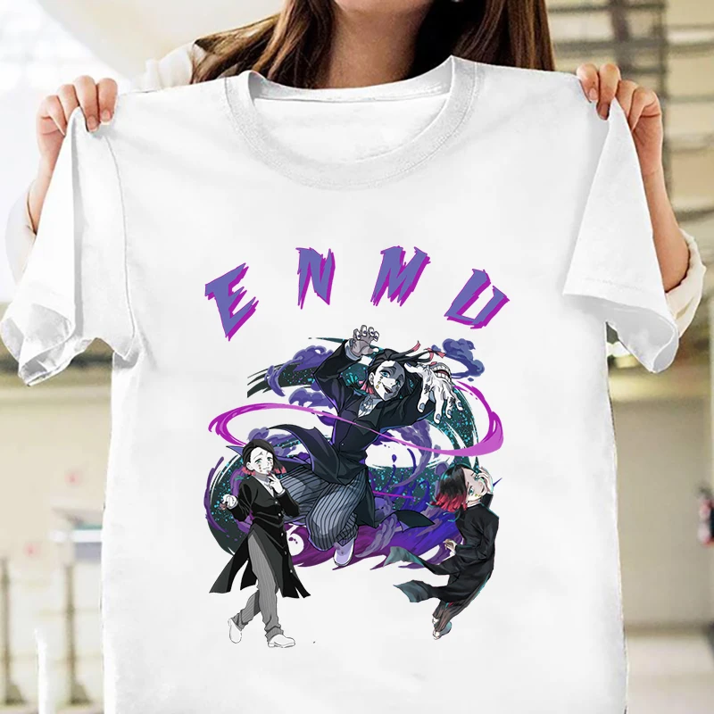 New Anime Enmu Printed T Shirt Women Men Fashion Hip Hop Harajuku Casual Short Sleeve Tops Tees
New Anime Enmu Printed T Shirt Women Men Fashion Hip Hop Harajuku Casual Short Sleeve Tops Tees