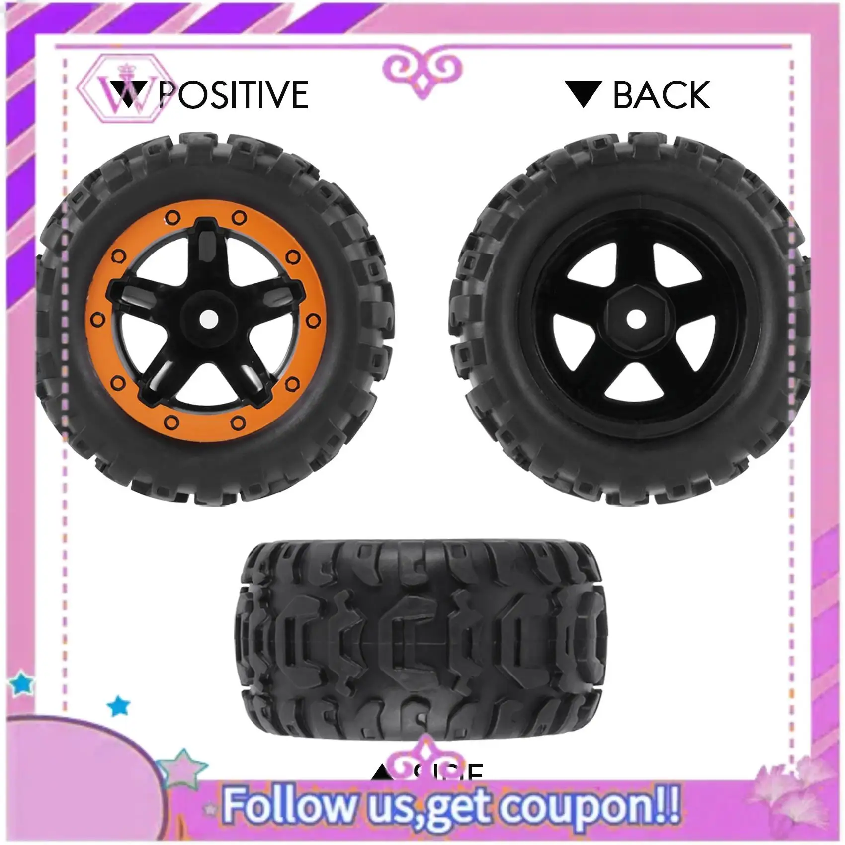 Upgraded 4PCS Tires & Wheels Rims Remote Control Cars Accessories For HBX 16889 1/16 RC Car Vehicles Spare Parts M16038
Upgraded 4PCS Tires & Wheels Rims Remote Control Cars Accessories For HBX 16889 1/16 RC Car Vehicles Spare Parts M16038