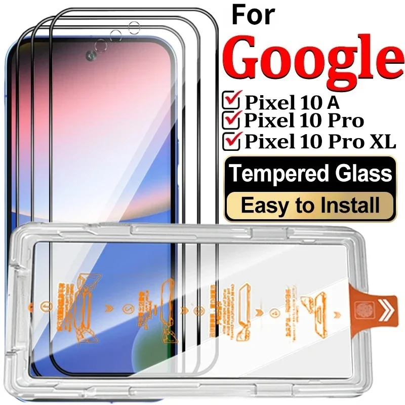 3PCS Support Fingerprint Unlock Tempered Glass Flim Cap For Google Pixel 10/9 A Pro XL 8 7 6 A/Pro Auto-installed Dust Collector
3PCS Support Fingerprint Unlock Tempered Glass Flim Cap For Google Pixel 10/9 A Pro XL 8 7 6 A/Pro Auto-installed Dust Collector
