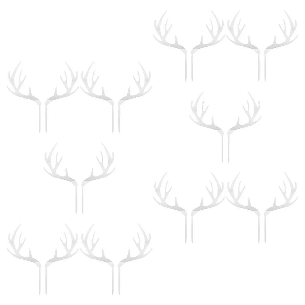 20Pcs Christmas Antler Cake Picks Acrylic Reindeer Cupcake Topper Birthday Party Dessert Decoration Antler Cupcake Topper
20Pcs Christmas Antler Cake Picks Acrylic Reindeer Cupcake Topper Birthday Party Dessert Decoration Antler Cupcake Topper