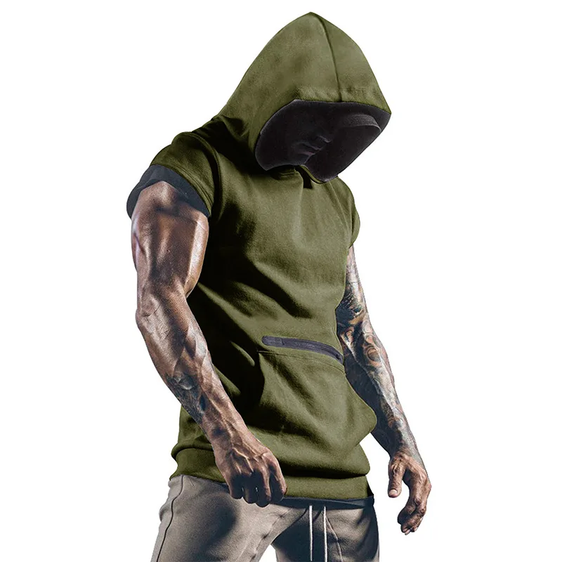 Men's Summer Hot Selling Comfortable Breathable Outdoor Sports Fitness Sleeveless Hooded Classic Plus Size Top T-shirt
Men's Summer Hot Selling Comfortable Breathable Outdoor Sports Fitness Sleeveless Hooded Classic Plus Size Top T-shirt