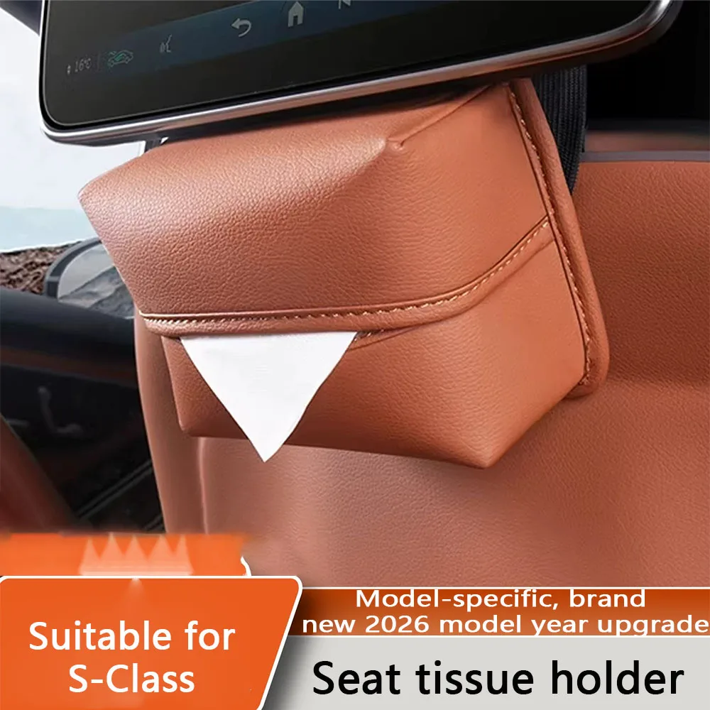 Car Interior Leather Seat Tissue Holder In-car Tissue Dispenser For Mercedes-Benz S-Class W223 V223 Z223(2021–2026)
Car Interior Leather Seat Tissue Holder In-car Tissue Dispenser For Mercedes-Benz S-Class W223 V223 Z223(2021–2026)