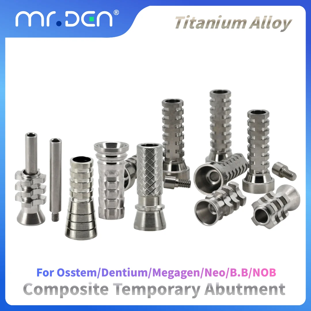 10 Sets Dental Implant Composite Temporary Abutment Titanium Alloy Fit Osstem Dentium Megagen MIS B.B ANT CTX NEO NOB
10 Sets Dental Implant Composite Temporary Abutment Titanium Alloy Fit Osstem Dentium Megagen MIS B.B ANT CTX NEO NOB