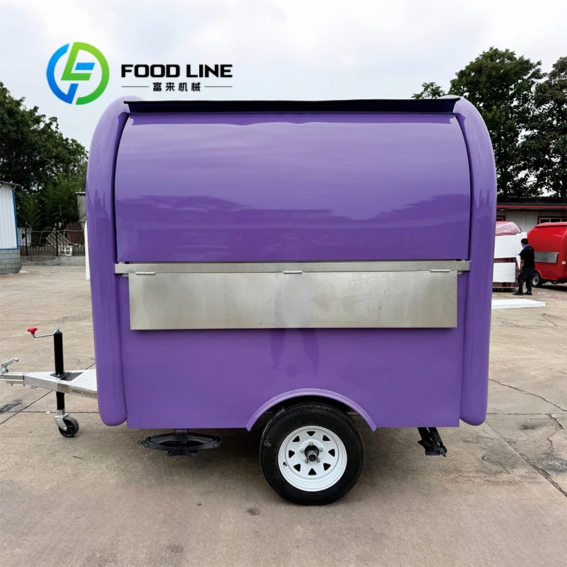 Multi Functional Purple Small Round Food Trailer Outdoor Street Dining Hot Sale Customized
Multi Functional Purple Small Round Food Trailer Outdoor Street Dining Hot Sale Customized
