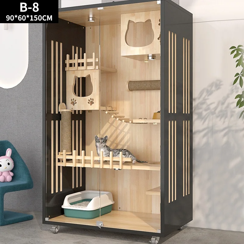 A Hot sale Luxury Cat Pet House Wooden Indoor Pet Furniture Cages Cardboard Cat Scratcher House Cat Villa
A Hot sale Luxury Cat Pet House Wooden Indoor Pet Furniture Cages Cardboard Cat Scratcher House Cat Villa
