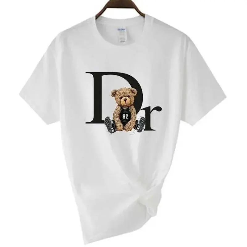 New Spring and Summer T-shirt Pure Cotton Versatile Casual Trendy Brand Name Brand Ins Printed madam Short Sleeves
New Spring and Summer T-shirt Pure Cotton Versatile Casual Trendy Brand Name Brand Ins Printed madam Short Sleeves