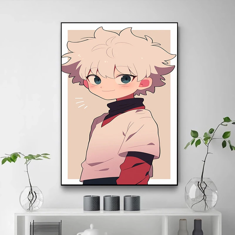 90s Hunter X Hunter Killua Zoldyck Poster Paintings on the Wall Painting Canvas Vintage Decorative Picture Decor for Room Home
90s Hunter X Hunter Killua Zoldyck Poster Paintings on the Wall Painting Canvas Vintage Decorative Picture Decor for Room Home