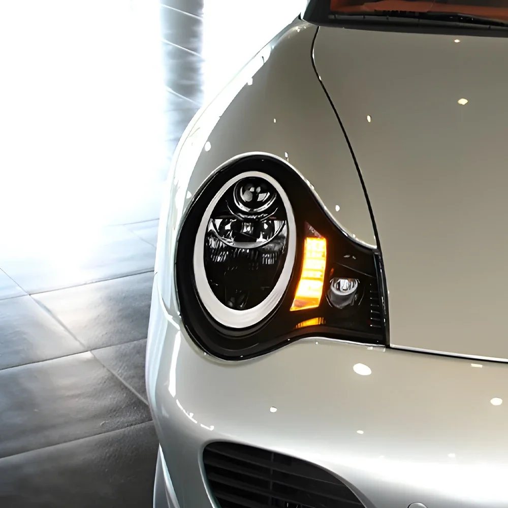 Автомобильные передние фонари для Porsche 911 996 1998-2004, светодиодные автомобильные фары в сборе, обновление, высококачественные линзы проектора, автомобильные аксессуары
Автомобильные передние фонари для Porsche 911 996 1998-2004, светодиодные автомобильные фары в сборе, обновление, высококачественные линзы проектора, автомобильные аксессуары
