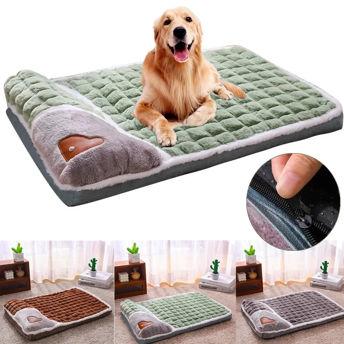 2024 NEW Winter Warm Dog Sleeping Mat Comfortable Dog Bed Plush Pet Mat for Small Medium Large Dogs Square Puppy Bed with Pillow
2024 NEW Winter Warm Dog Sleeping Mat Comfortable Dog Bed Plush Pet Mat for Small Medium Large Dogs Square Puppy Bed with Pillow