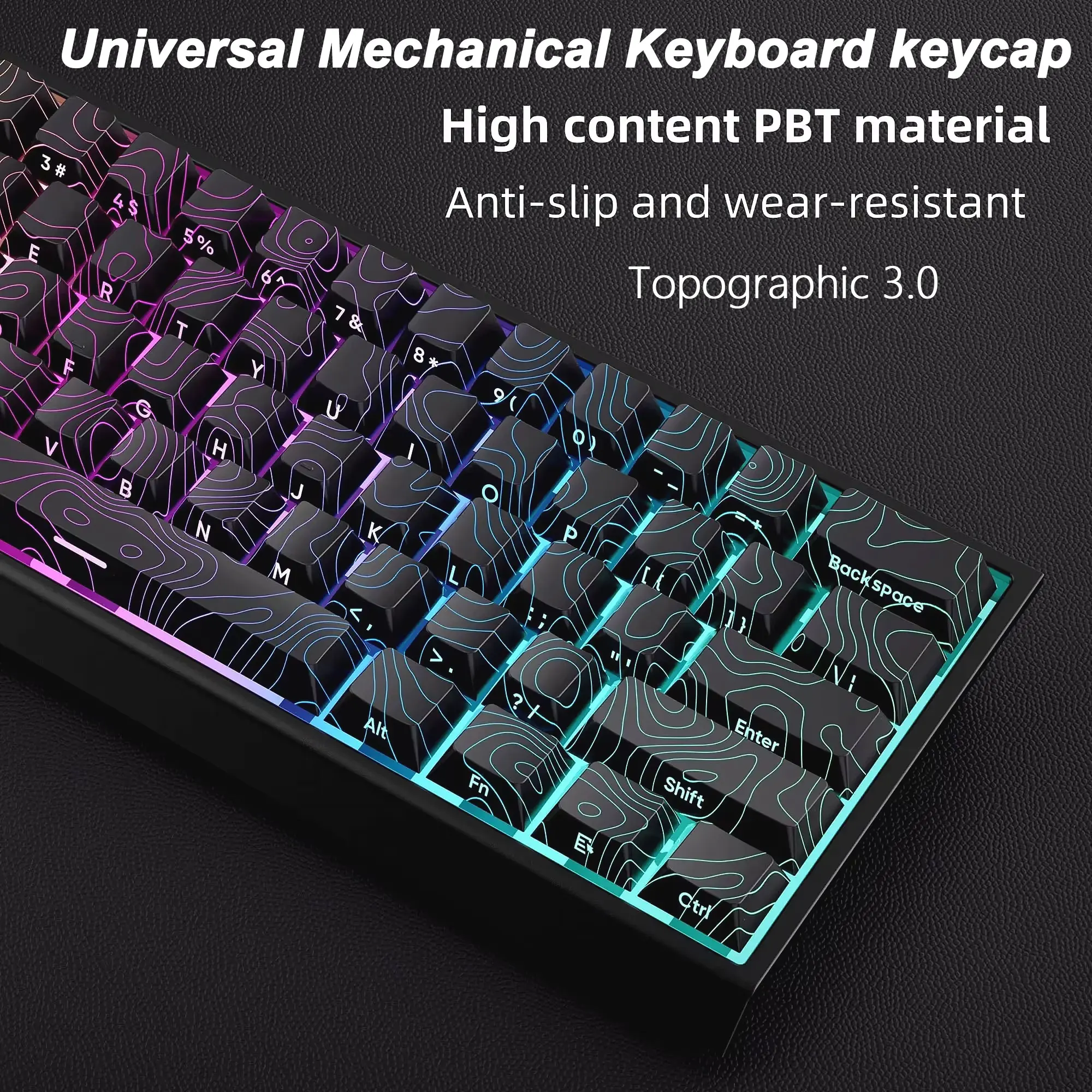 131-клавишные универсальные механические колпачки для клавиш с топографическим узором, блестящая игровая клавиатура из АБС-пластика, индивидуальная крышка для клавиш
131-клавишные универсальные механические колпачки для клавиш с топографическим узором, блестящая игровая клавиатура из АБС-пластика, индивидуальная крышка для клавиш