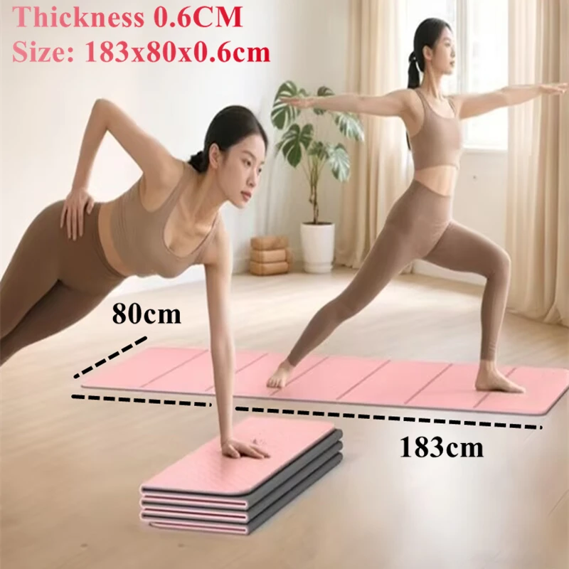 183x80x0.6cm Foldable Yoga Mat Double Sided Non-Slip for Pilates Floor WorkoutsEco Friendly TPE Folding Travel Fitness Exercise
183x80x0.6cm Foldable Yoga Mat Double Sided Non-Slip for Pilates Floor WorkoutsEco Friendly TPE Folding Travel Fitness Exercise
