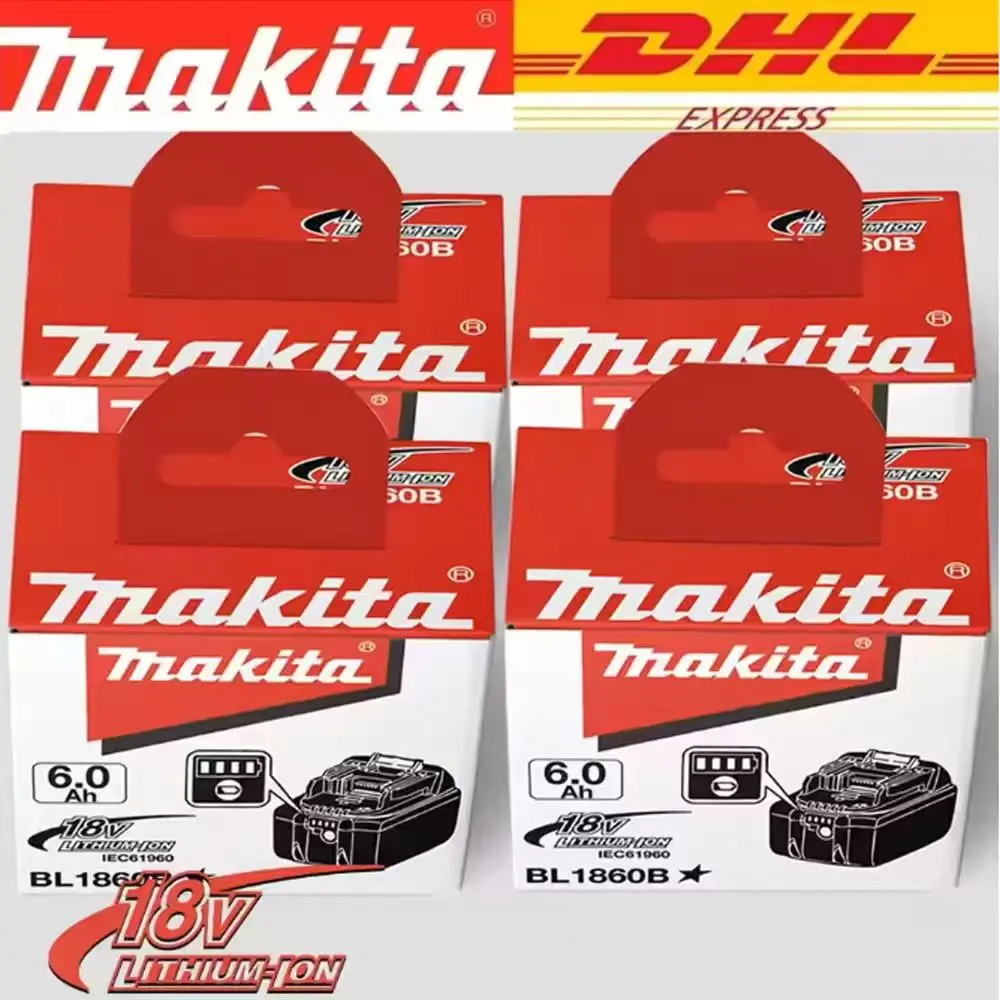 100% Оригинальный литиевый аккумулятор Makita 18В 6Ач для замены аккумуляторов Makita BL1840 BL1830B BL1850B BL1850 BL1860 BL1815
100% Оригинальный литиевый аккумулятор Makita 18В 6Ач для замены аккумуляторов Makita BL1840 BL1830B BL1850B BL1850 BL1860 BL1815