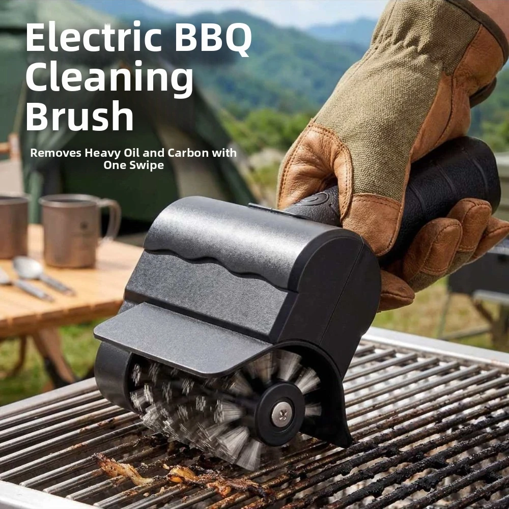 Stainless Steel Electric BBQ Cleaning Brush Wireless Steel Wire Bristles Rotating Barbecue Brush Rechargeable Removable Head
Stainless Steel Electric BBQ Cleaning Brush Wireless Steel Wire Bristles Rotating Barbecue Brush Rechargeable Removable Head