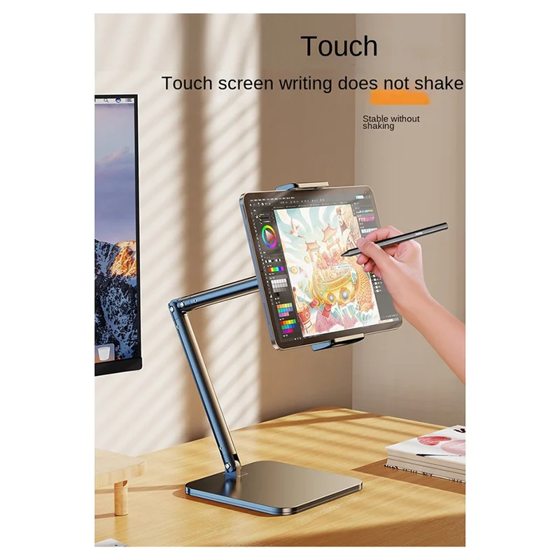 Tablet Stand Adjustable Desk Portable Tablet Smartphone 360° Rotating Tablet Holder Easy To Use
Tablet Stand Adjustable Desk Portable Tablet Smartphone 360° Rotating Tablet Holder Easy To Use