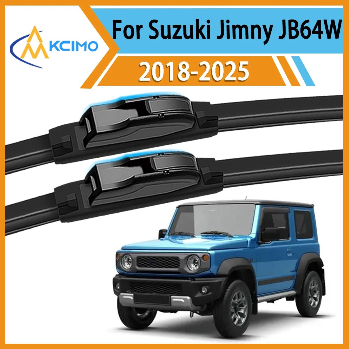 Durable Front Windshield Wipers for Suzuki Jimny JB64W/JB74W (3-door) JC74W (5-door) 2018-2025 All Season Strong Cleaning
Durable Front Windshield Wipers for Suzuki Jimny JB64W/JB74W (3-door) JC74W (5-door) 2018-2025 All Season Strong Cleaning