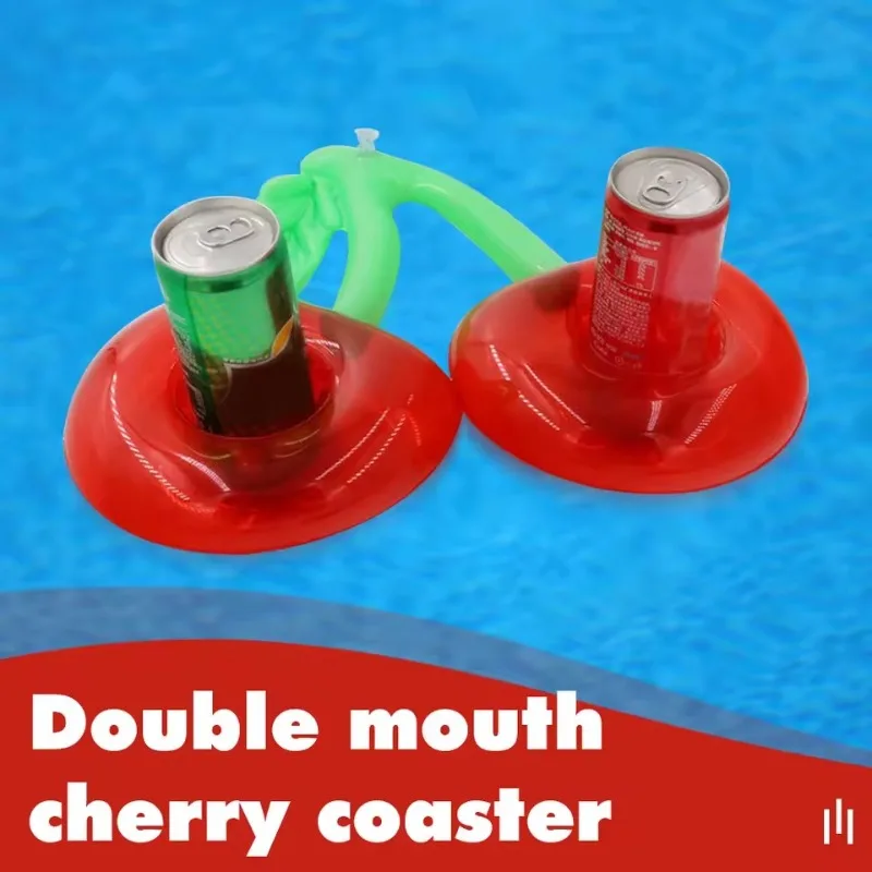 Pool Party Inflatable Toy Cherry Beverage Glass Holder Cartoon Double Mouth Portable PVC Cup Cushion Water Float Inflatable Toy
Pool Party Inflatable Toy Cherry Beverage Glass Holder Cartoon Double Mouth Portable PVC Cup Cushion Water Float Inflatable Toy
