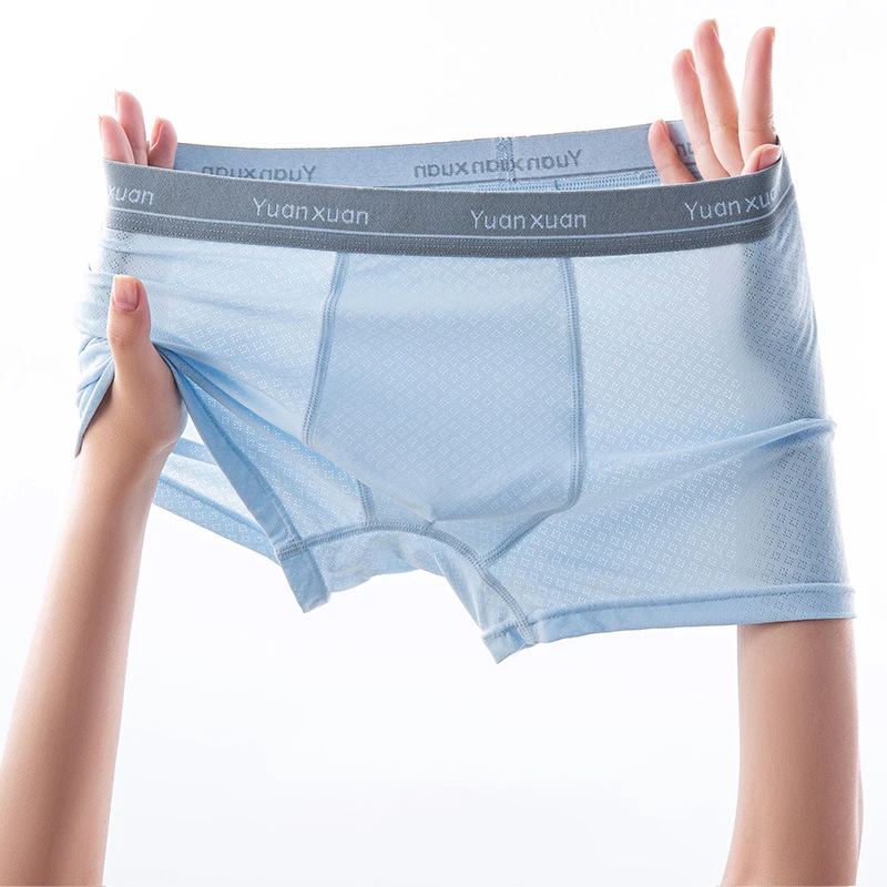 Ice Silk Men Panties Mid-rise Quick Drying Fashion Boxer Shorts Thin Pants Underwear Sexy Breathable Men's Underpants Hombre
Ice Silk Men Panties Mid-rise Quick Drying Fashion Boxer Shorts Thin Pants Underwear Sexy Breathable Men's Underpants Hombre