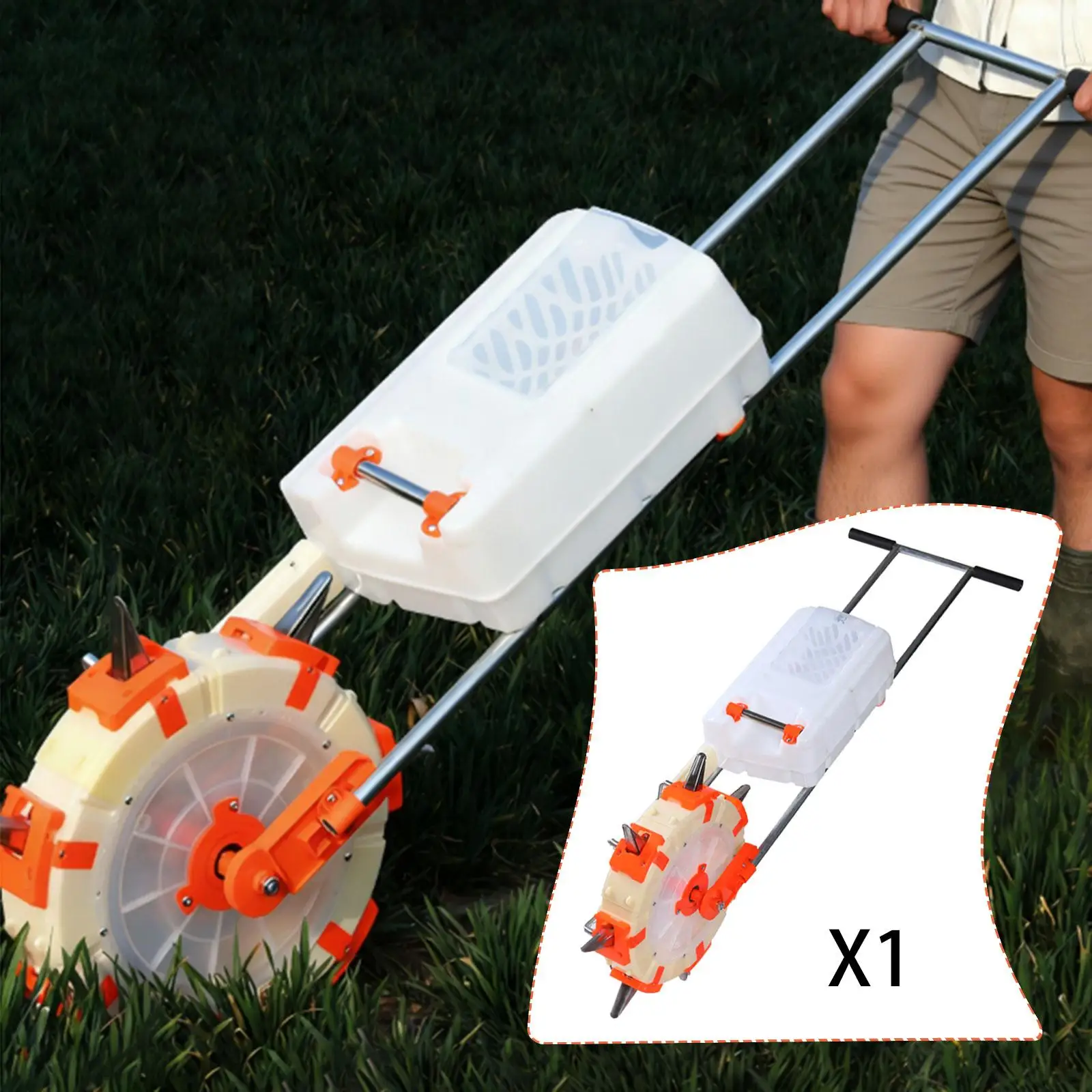 Hand Push Seeder Fertilizer Labor Saving Efficient Planting Roller Seeding Sowing and Fertilization Manual Garden Seeder
Hand Push Seeder Fertilizer Labor Saving Efficient Planting Roller Seeding Sowing and Fertilization Manual Garden Seeder