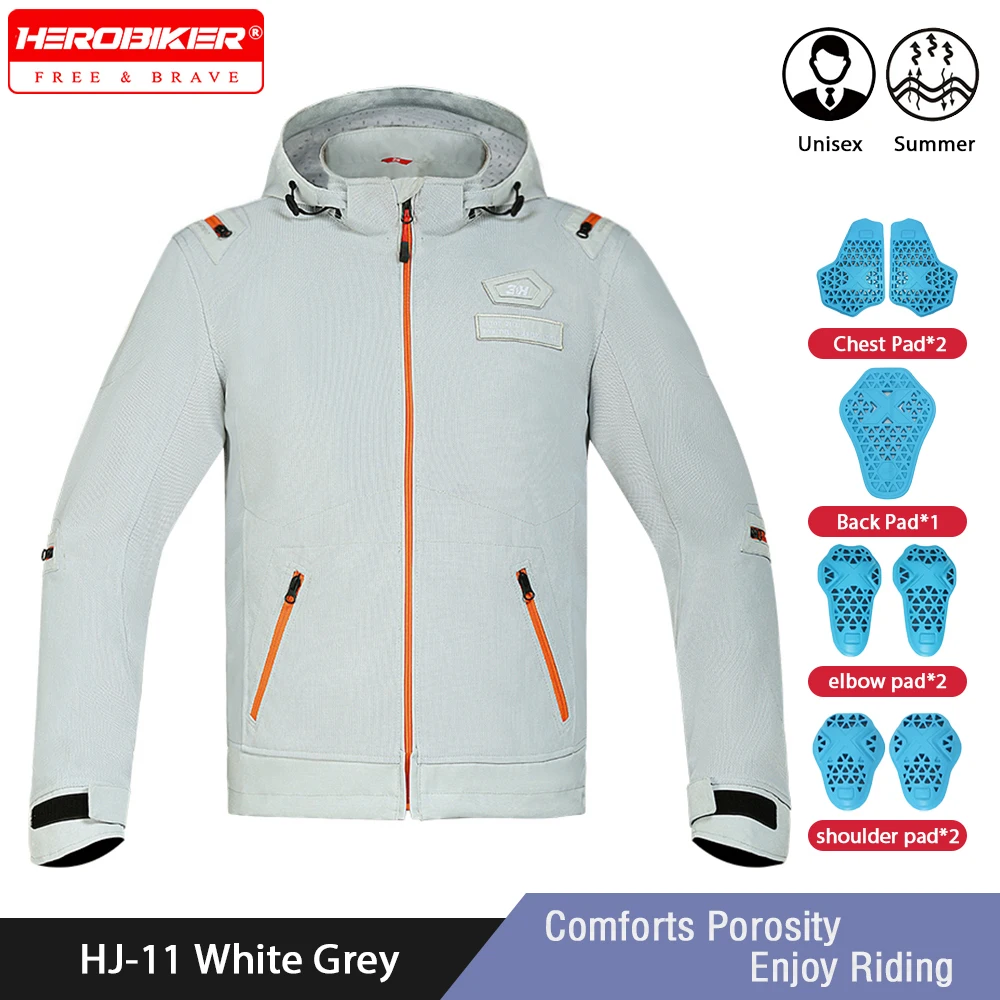 Men Women Summer Breathable Motorcycle Jacket Motorbike Riding Coat with CE Protective pads Riding Safety Jacket Moto Clothes
Men Women Summer Breathable Motorcycle Jacket Motorbike Riding Coat with CE Protective pads Riding Safety Jacket Moto Clothes