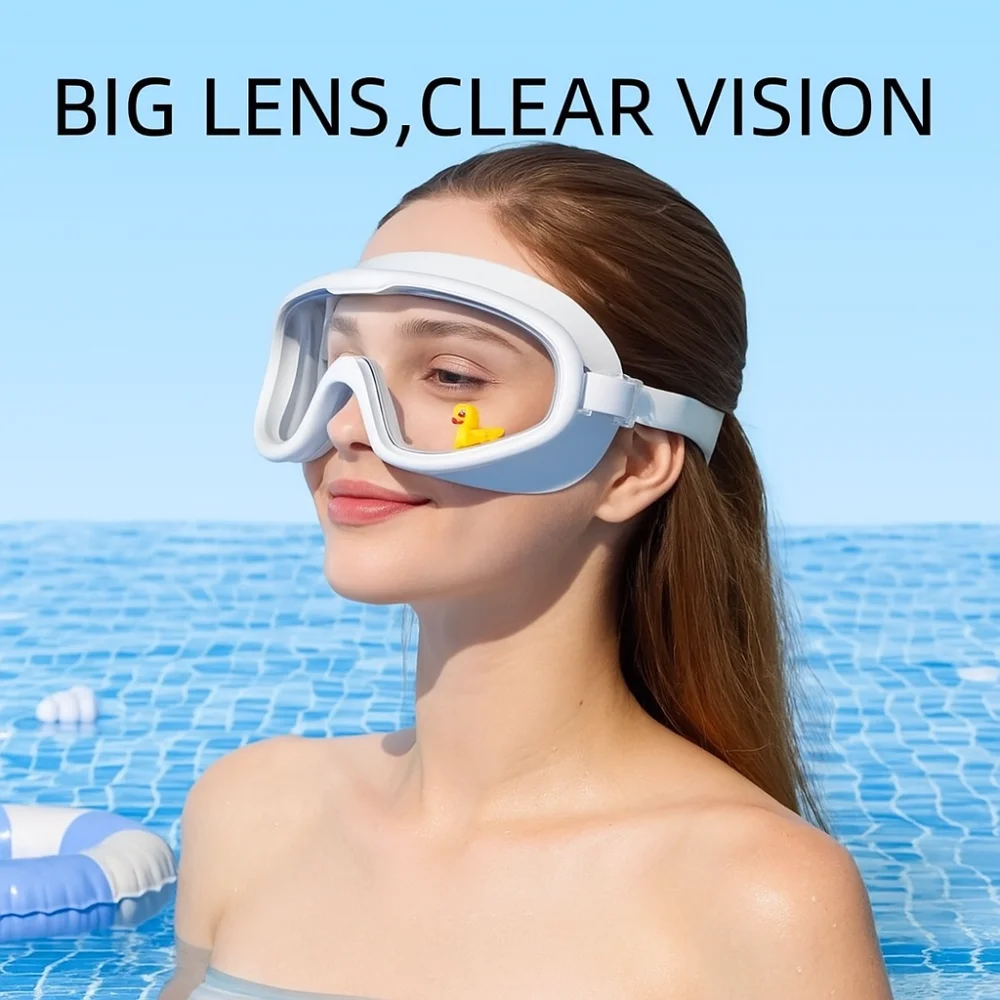 PC Anti-fog Diving Goggles Waterproof Anti-fog Swimming Goggles Adjustable Wide View UV Protection Swim Eyewear Swimming Tools
PC Anti-fog Diving Goggles Waterproof Anti-fog Swimming Goggles Adjustable Wide View UV Protection Swim Eyewear Swimming Tools