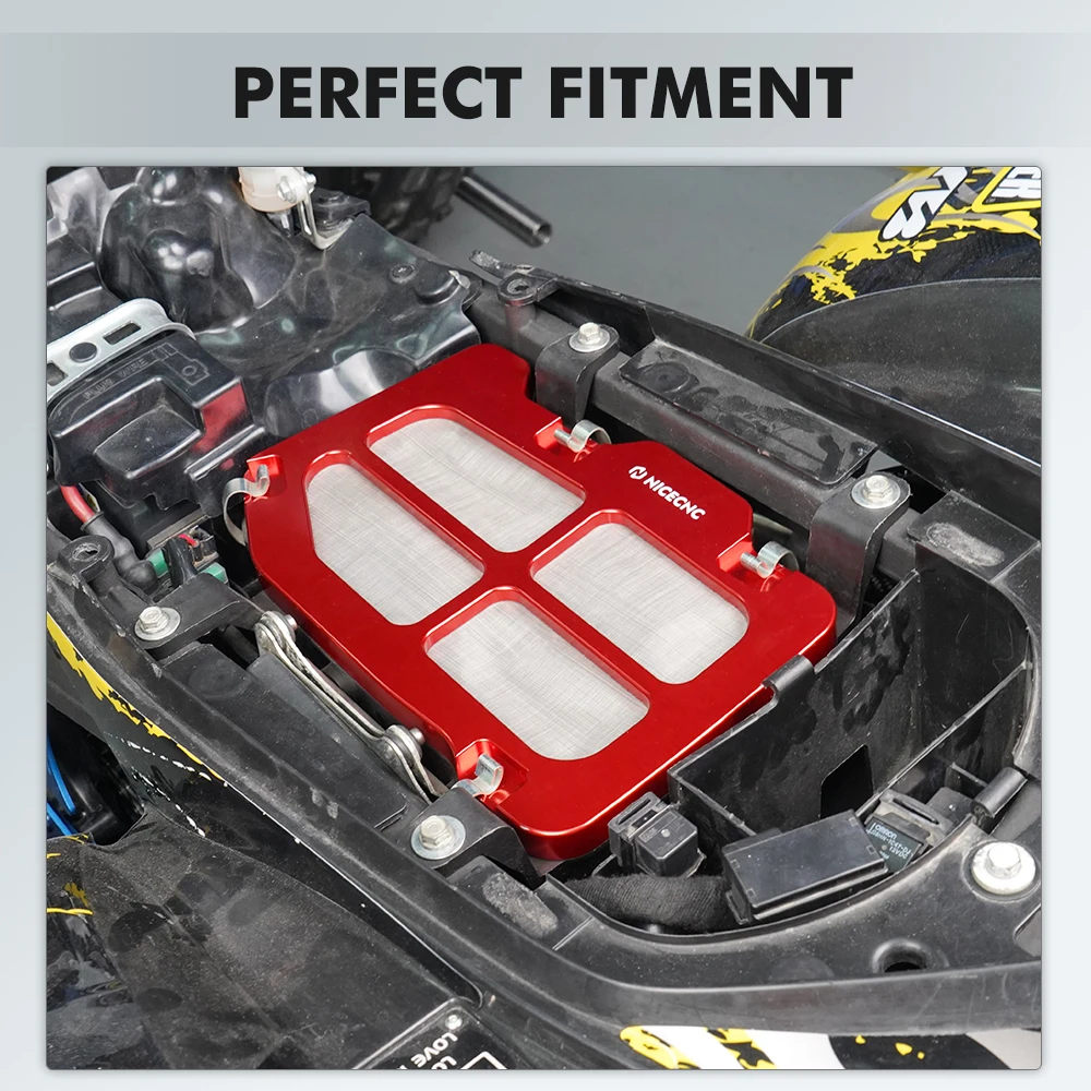 NICECNC Aluminum & Stainless Steel Airbox Lid Cover Guard Protector For Yamaha Raptor 700 2006-2023 Raptor 700R 2011-2023
NICECNC Aluminum & Stainless Steel Airbox Lid Cover Guard Protector For Yamaha Raptor 700 2006-2023 Raptor 700R 2011-2023