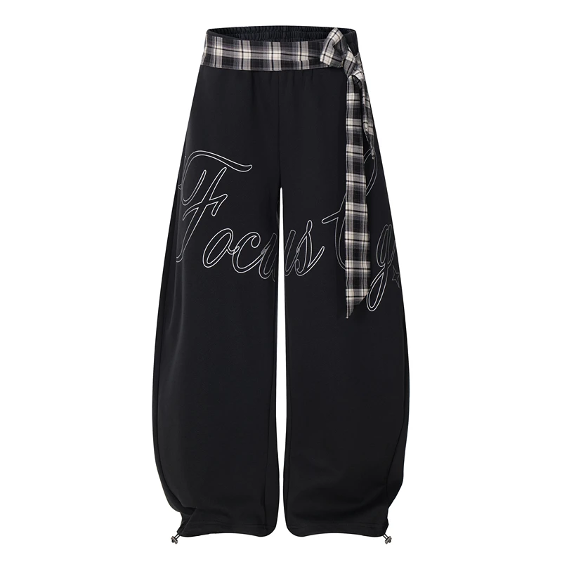 Спортивные брюки GXFortune в американском ретро-стиле с принтом в клетку, свободные брюки-кюлоты, молодежный тренд, осенние длинные брюки
Спортивные брюки GXFortune в американском ретро-стиле с принтом в клетку, свободные брюки-кюлоты, молодежный тренд, осенние длинные брюки