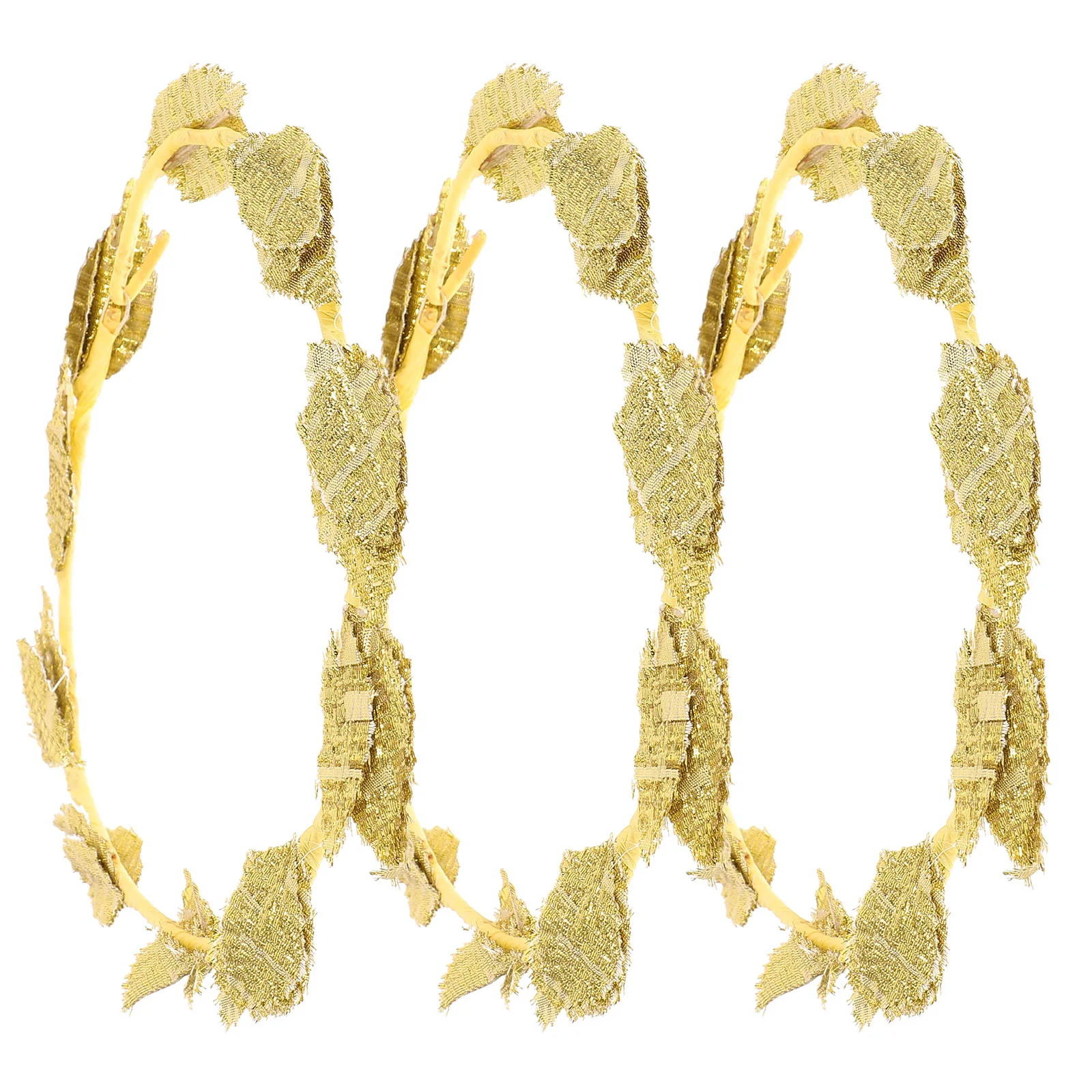 3Pcs Golden Roman Leaf Headband Elegant Wedding Hair Accessories Bridal Wreath Crown for Brides Party Costume Headpiece
3Pcs Golden Roman Leaf Headband Elegant Wedding Hair Accessories Bridal Wreath Crown for Brides Party Costume Headpiece