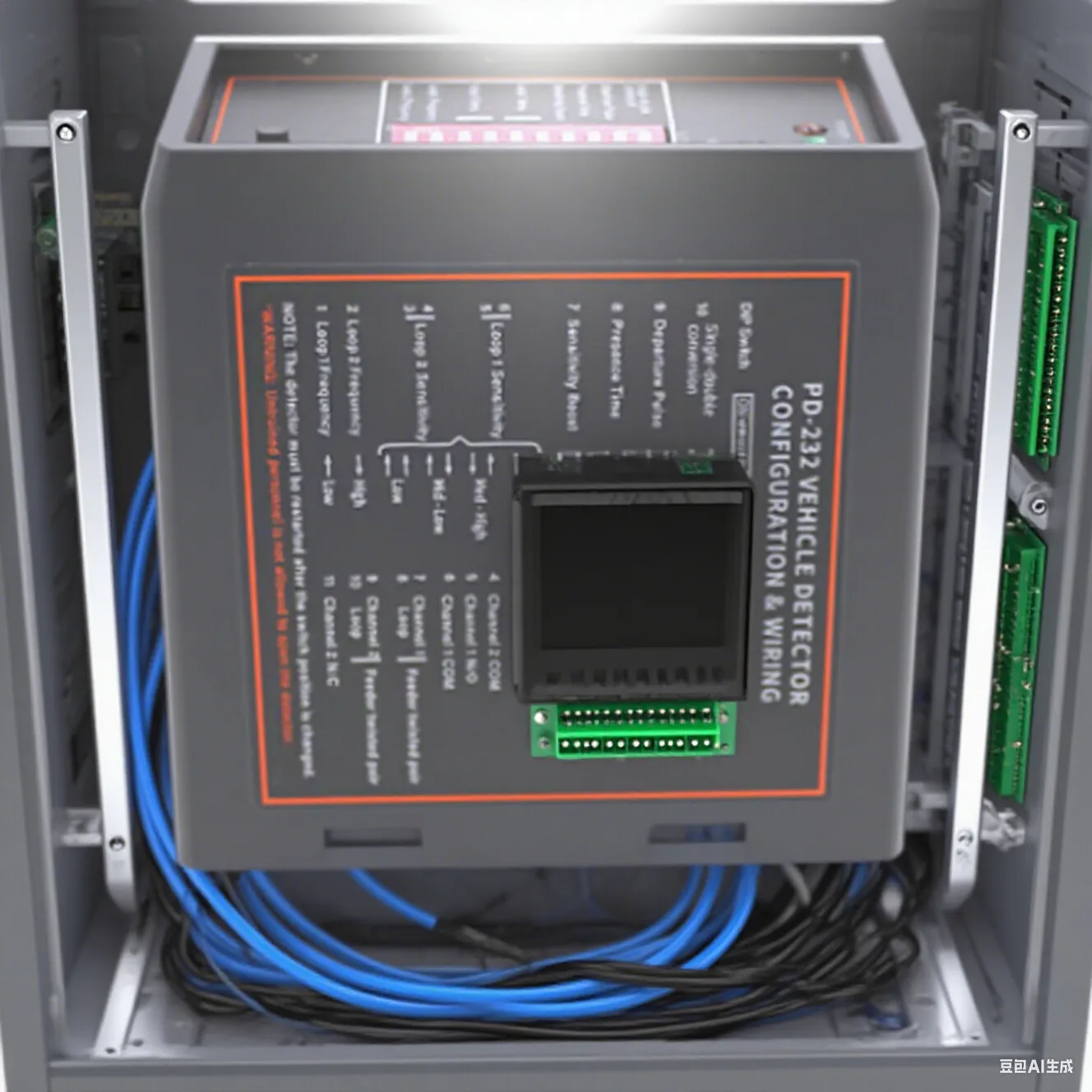 PD232 Dual-Channel Vehicle Loop Detector Sensor, Bidirectional Output Relay Channel Type Inductive Loop Detector, Test Tool
PD232 Dual-Channel Vehicle Loop Detector Sensor, Bidirectional Output Relay Channel Type Inductive Loop Detector, Test Tool