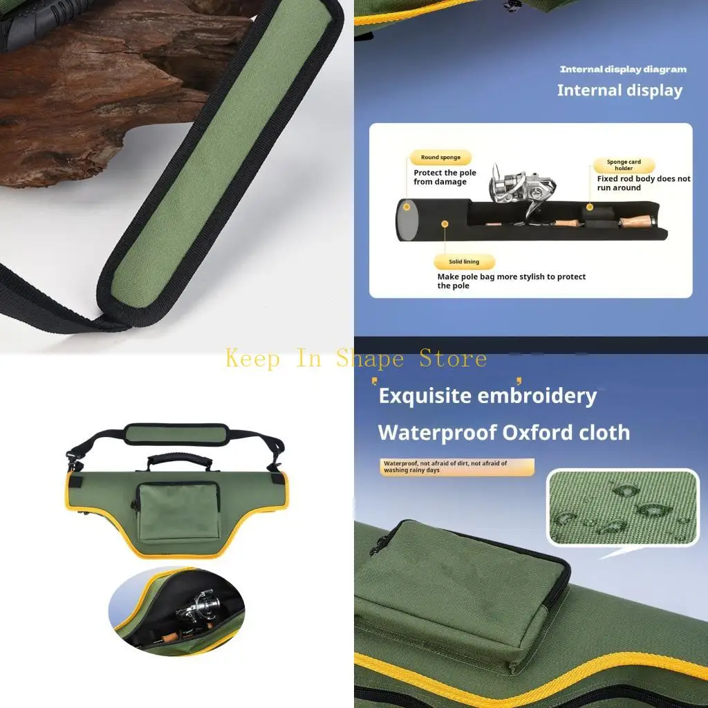 U1JC Hard Shell Rod Case For Fishing Gear Storage With Sided Pocket Oxford Fabric Storage Bag Convenient Carry Design
U1JC Hard Shell Rod Case For Fishing Gear Storage With Sided Pocket Oxford Fabric Storage Bag Convenient Carry Design