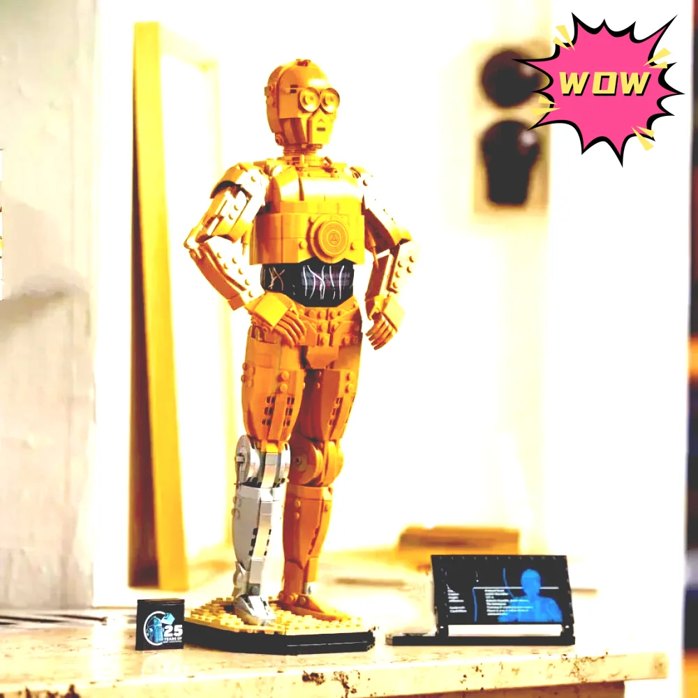 New Hot 1138pcs UCS Star Interstellar Conflict Robot C-3PO 75398 Building Blocks Puzzle Model Birthday Christmas Gifts
New Hot 1138pcs UCS Star Interstellar Conflict Robot C-3PO 75398 Building Blocks Puzzle Model Birthday Christmas Gifts