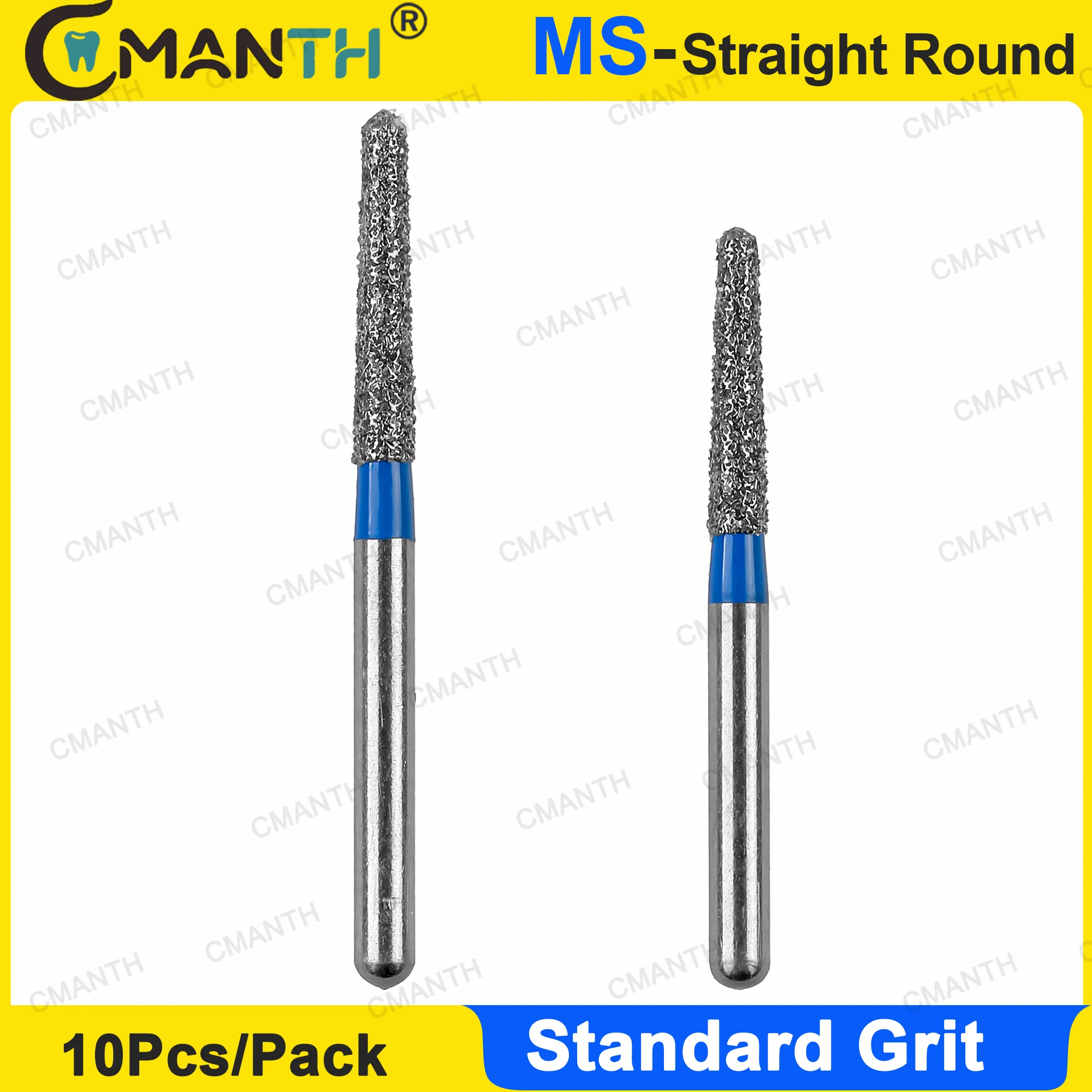 MS-13/MS-14 Dental Diamond Burs Dentistry Drill FG 1.6mm High Speed Standard Grit Dentistry Cavity Preparation/Crown Preparation
MS-13/MS-14 Dental Diamond Burs Dentistry Drill FG 1.6mm High Speed Standard Grit Dentistry Cavity Preparation/Crown Preparation