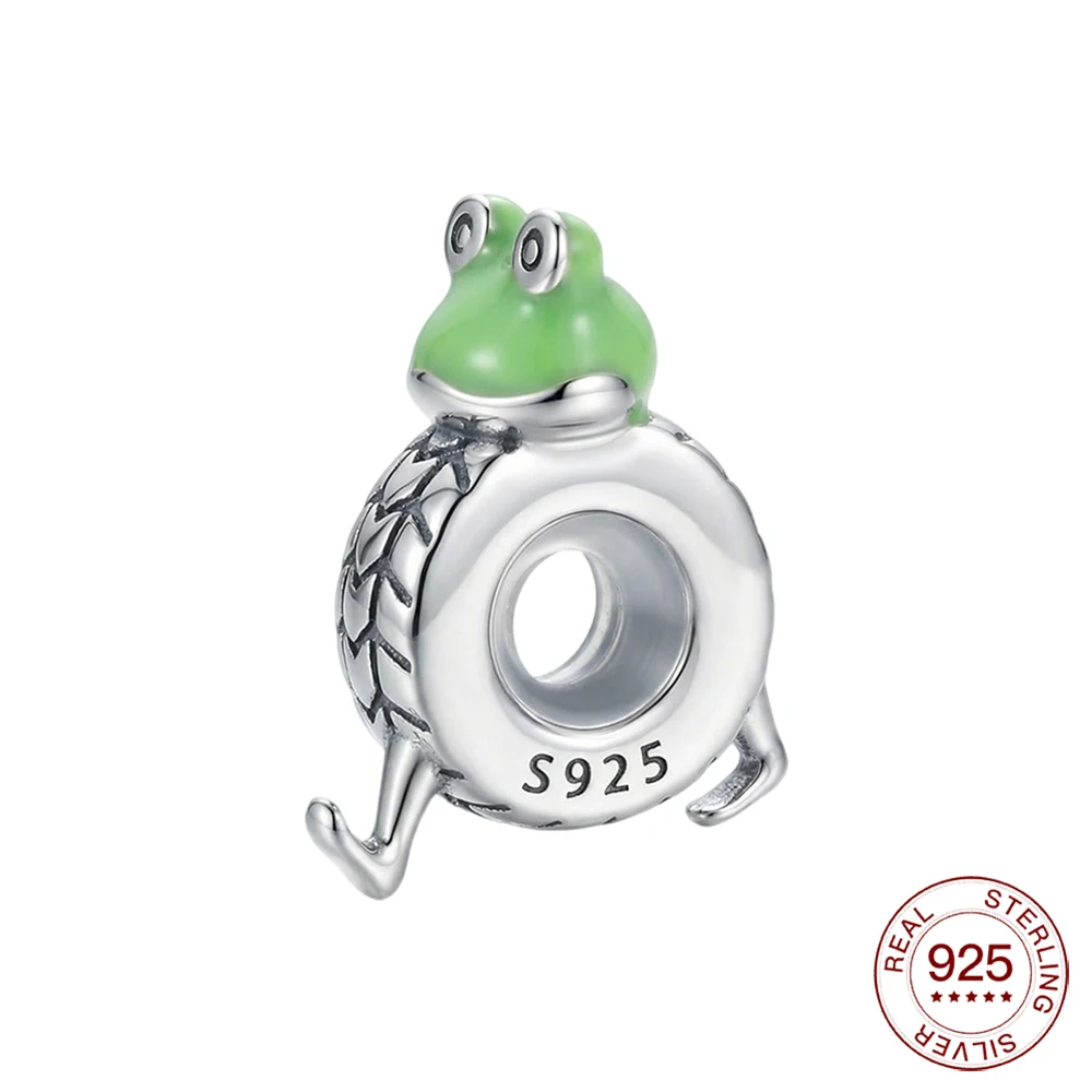 925 Sterling Silver Summer Charm Tire Frog Beads Fit Bracelet Diy For Women Elegant Fashion Jewelry Holiday Graduation Gifts
925 Sterling Silver Summer Charm Tire Frog Beads Fit Bracelet Diy For Women Elegant Fashion Jewelry Holiday Graduation Gifts