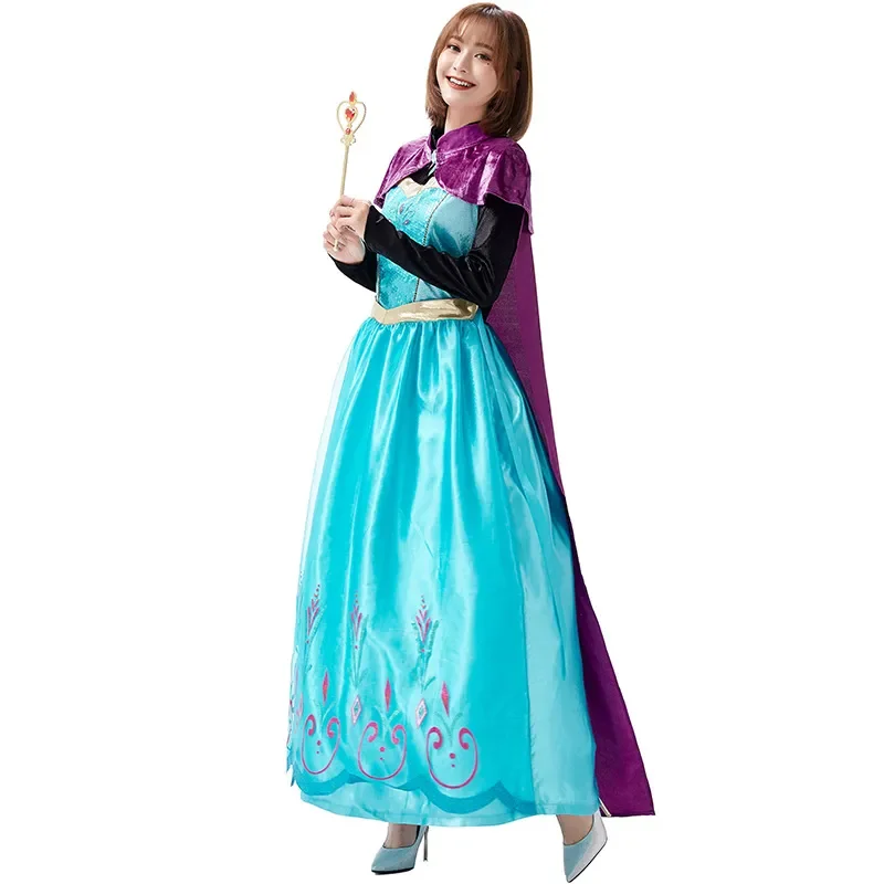 Snow Queen Anna Princess Costume Cosplay Adult Halloween Costume For Women Christmas Dress
Snow Queen Anna Princess Costume Cosplay Adult Halloween Costume For Women Christmas Dress