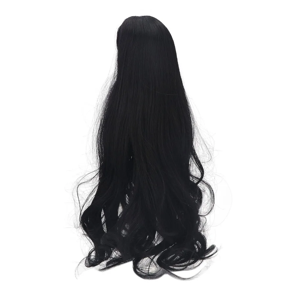 Accessories Long Curly Hair Hair Wig Soft Black DIY Wig Trimmable for BJD Wig DIY Replacement
Accessories Long Curly Hair Hair Wig Soft Black DIY Wig Trimmable for BJD Wig DIY Replacement