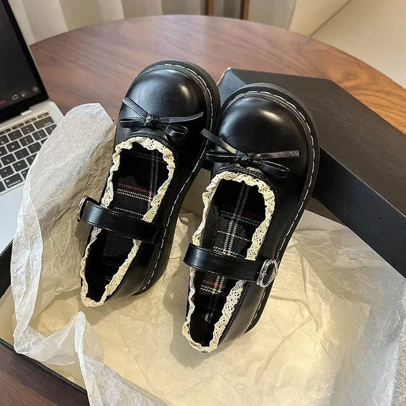 Comfortable Flat Bottom Mary Jane Shoes for Women Spring 2026 Fashionable Versatile Japanese Style JK Matching Skirt Shoes
Comfortable Flat Bottom Mary Jane Shoes for Women Spring 2026 Fashionable Versatile Japanese Style JK Matching Skirt Shoes