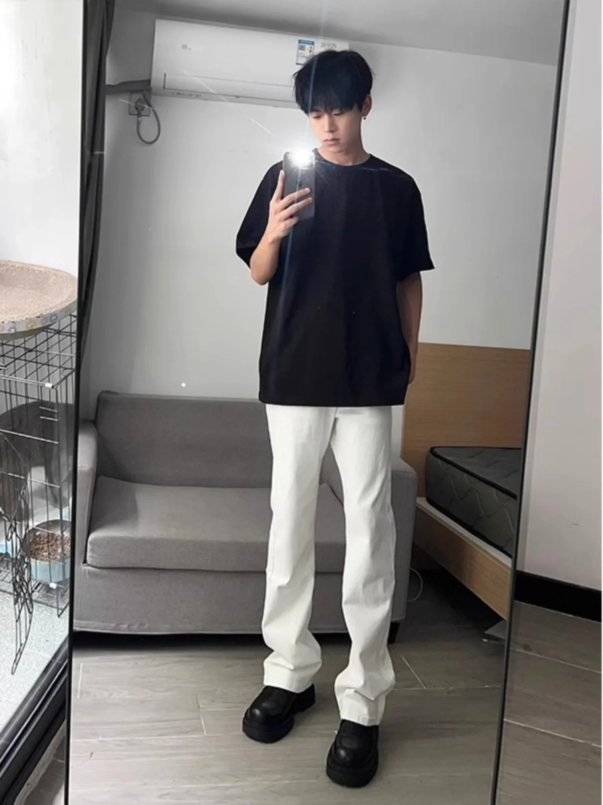 Мужские джинсы Cleanfit белые, зауженные, весна-осень, новинка, стильные, с высокой талией, прямые брюки, повседневные, молодежные, популярные
Мужские джинсы Cleanfit белые, зауженные, весна-осень, новинка, стильные, с высокой талией, прямые брюки, повседневные, молодежные, популярные