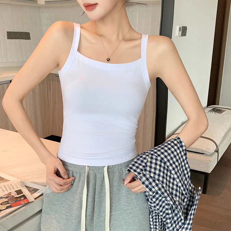 Camisole Vest Women's Inner Cotton Black and White Outer Wear Inner Design Niche Bottom Shirt Tops
Camisole Vest Women's Inner Cotton Black and White Outer Wear Inner Design Niche Bottom Shirt Tops