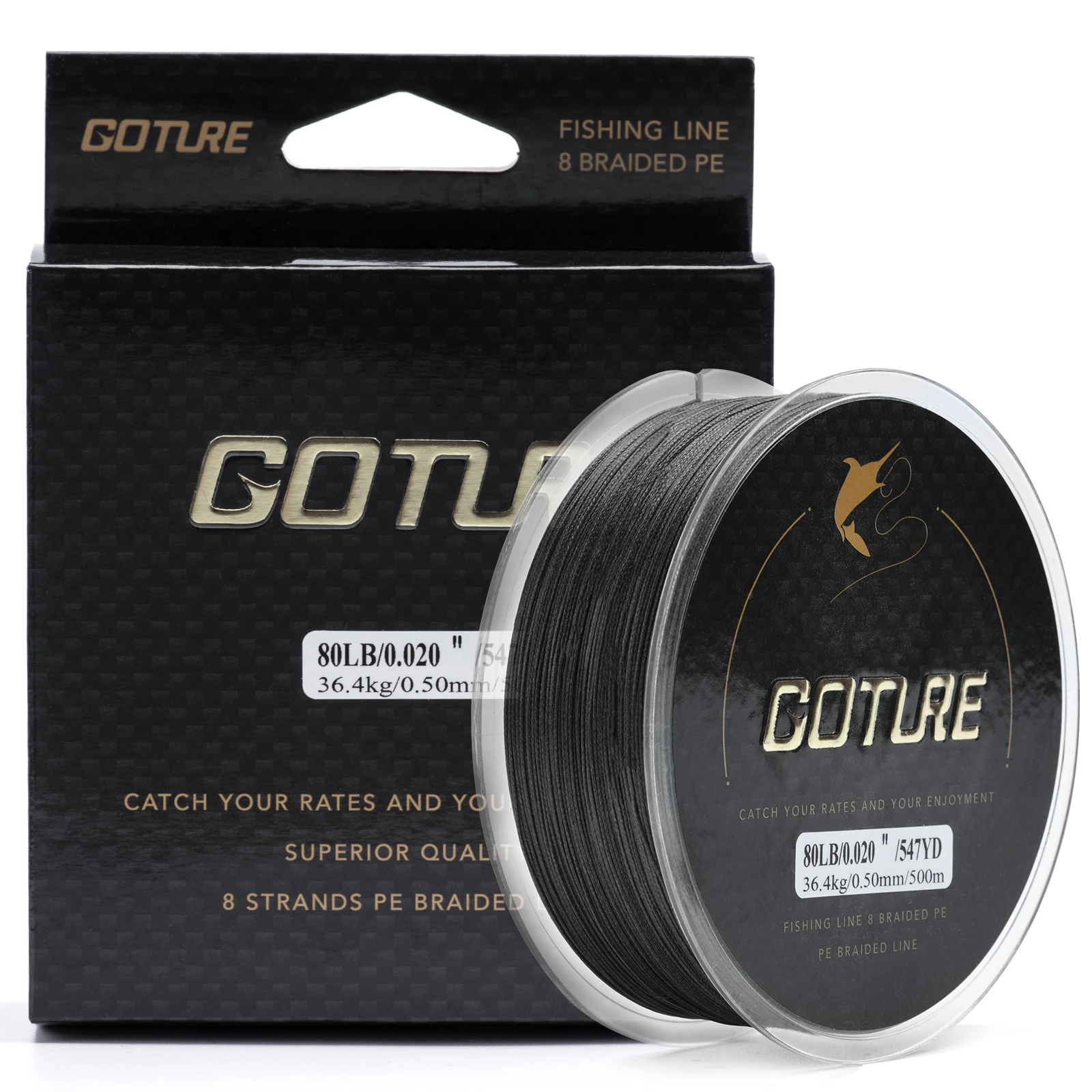 Goture Braided Fishing Line 300m/500m 0.06-0.6mm 8 Strand Super Strong Saltwater Multifilament PE Fishing Liner Tool
Goture Braided Fishing Line 300m/500m 0.06-0.6mm 8 Strand Super Strong Saltwater Multifilament PE Fishing Liner Tool