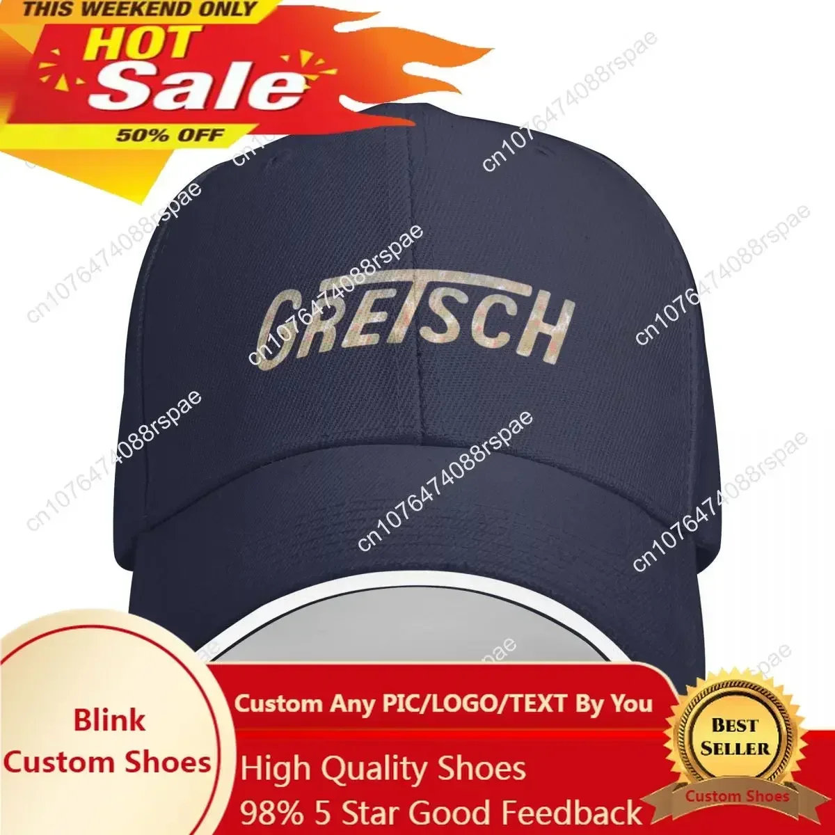 Gretsch Musical Instrument Cap Baseball Cap Cap Designer Man Hat Women's
Gretsch Musical Instrument Cap Baseball Cap Cap Designer Man Hat Women's