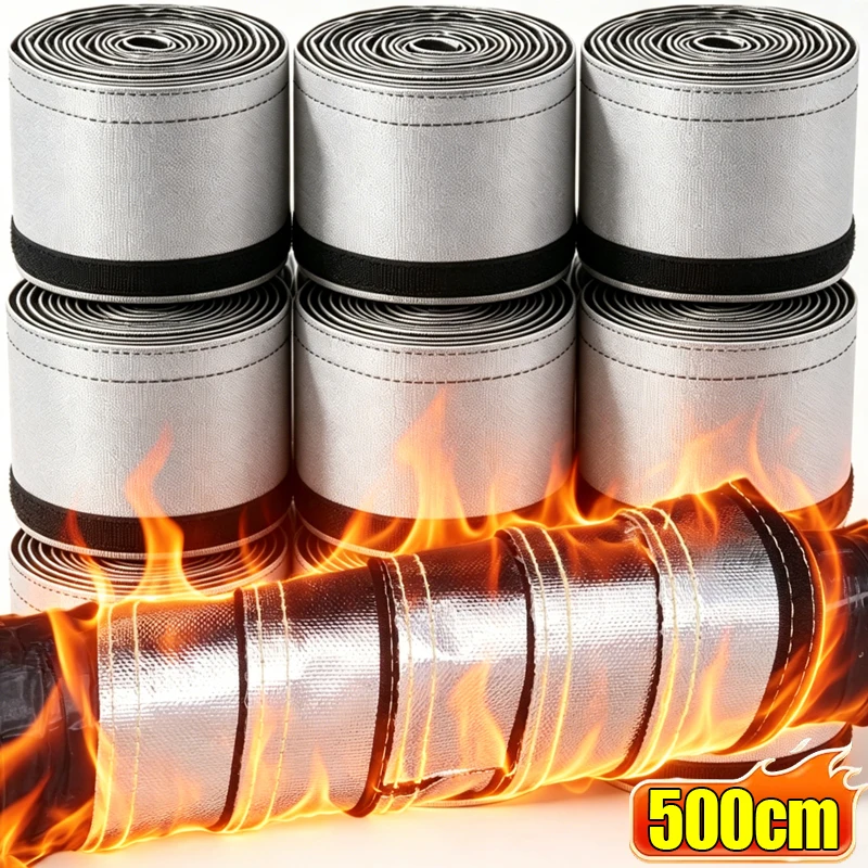 Fiberglass Insulating Sleeves Metal Heat Shield Aluminum Foil Wire Hose Cover Tube Wrap Wire Covers Protector Car Accessories
Fiberglass Insulating Sleeves Metal Heat Shield Aluminum Foil Wire Hose Cover Tube Wrap Wire Covers Protector Car Accessories