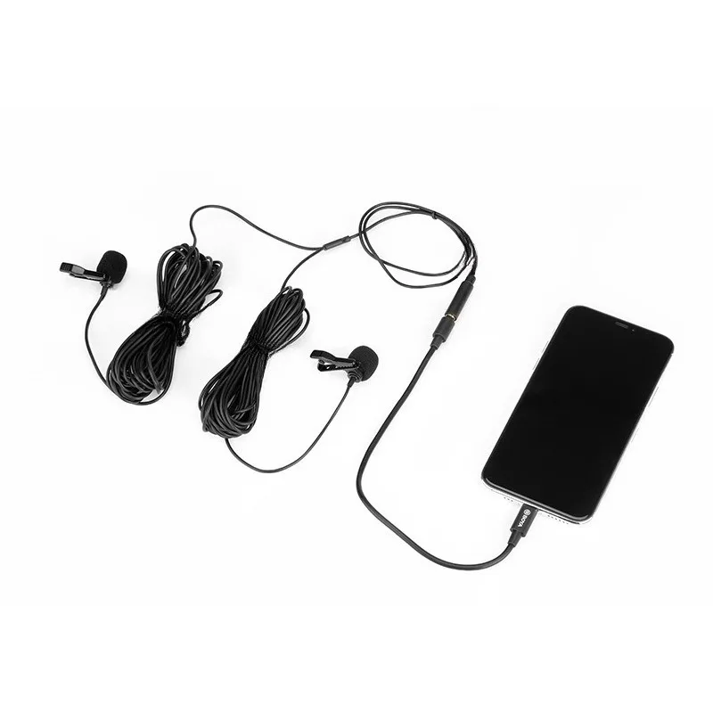 Lavalier microphone Apple iPhone mobile phone special radio microphone live recording microphone
Lavalier microphone Apple iPhone mobile phone special radio microphone live recording microphone