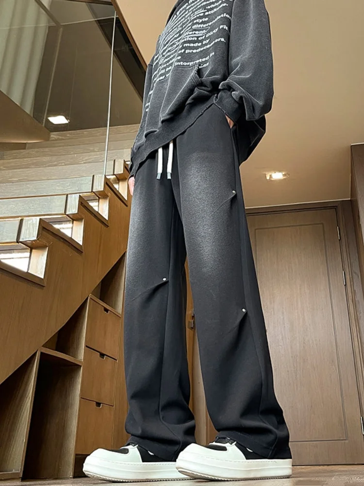 Waed Vintage High Street Loose Fit Sweatpants American Casual Wide Leg Long Trousers Youth Faion Trendy Bla Pants
Waed Vintage High Street Loose Fit Sweatpants American Casual Wide Leg Long Trousers Youth Faion Trendy Bla Pants