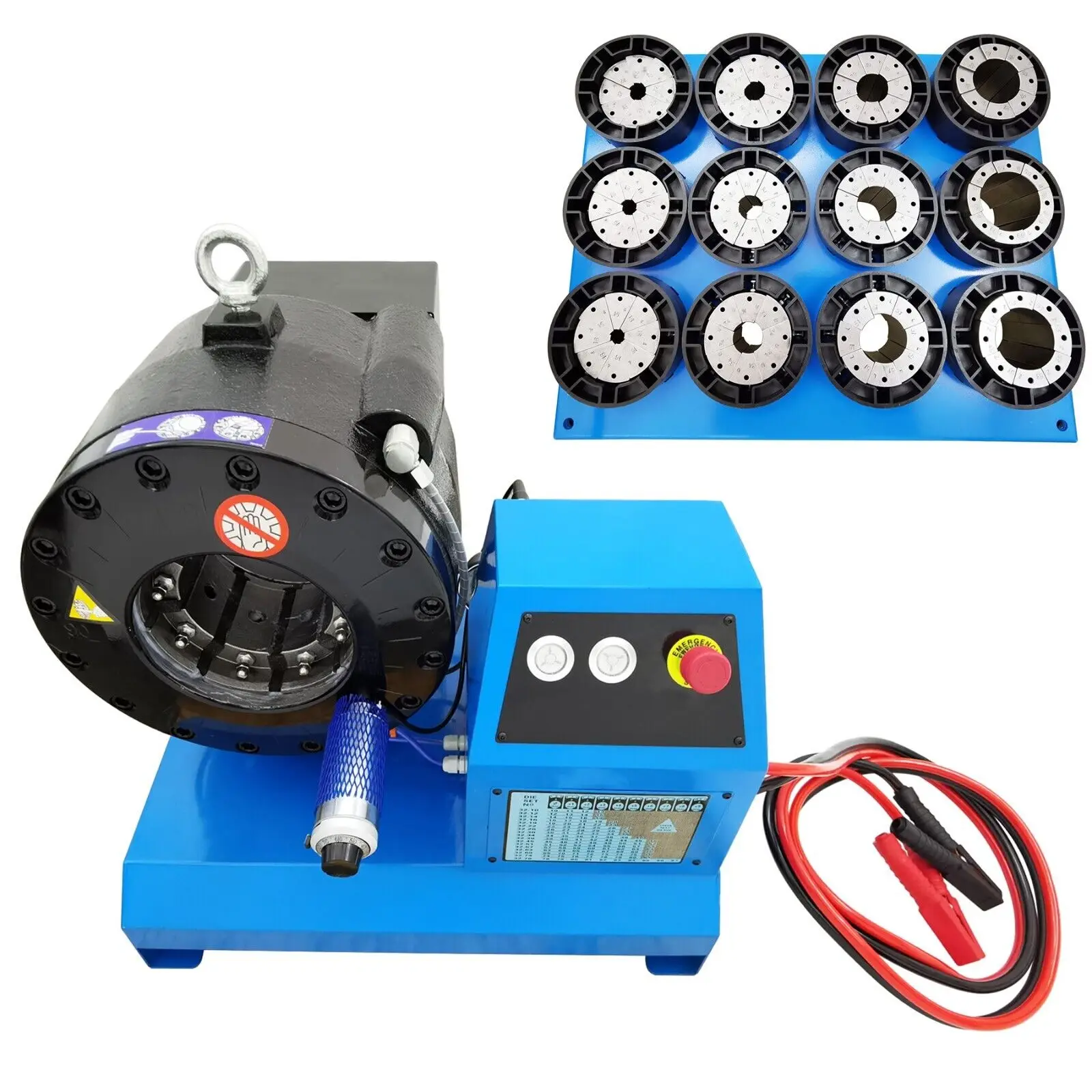 24V or 12v BNTP20 Vehicle Electric High Pressure Hose Pipe Crimper with 13 sets of dies
24V or 12v BNTP20 Vehicle Electric High Pressure Hose Pipe Crimper with 13 sets of dies