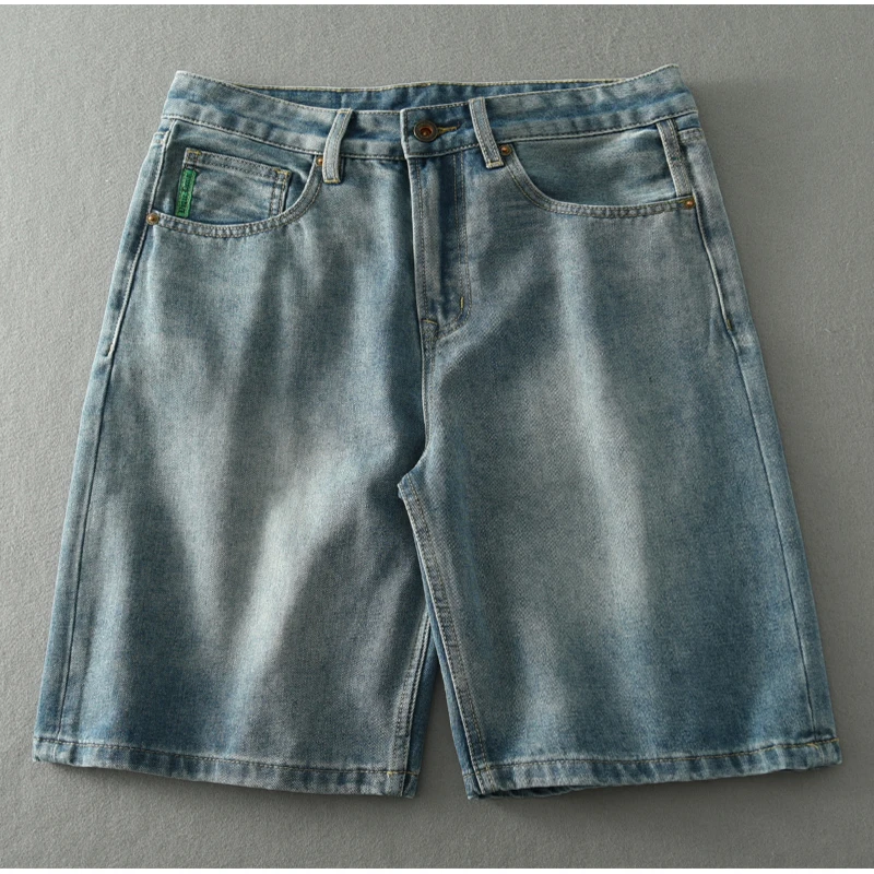 Summer Thin High-end Light Color Loose Straight Jeans Mid-length Pants Men's Washed All-match Youth Casual Shorts Trendy
Summer Thin High-end Light Color Loose Straight Jeans Mid-length Pants Men's Washed All-match Youth Casual Shorts Trendy