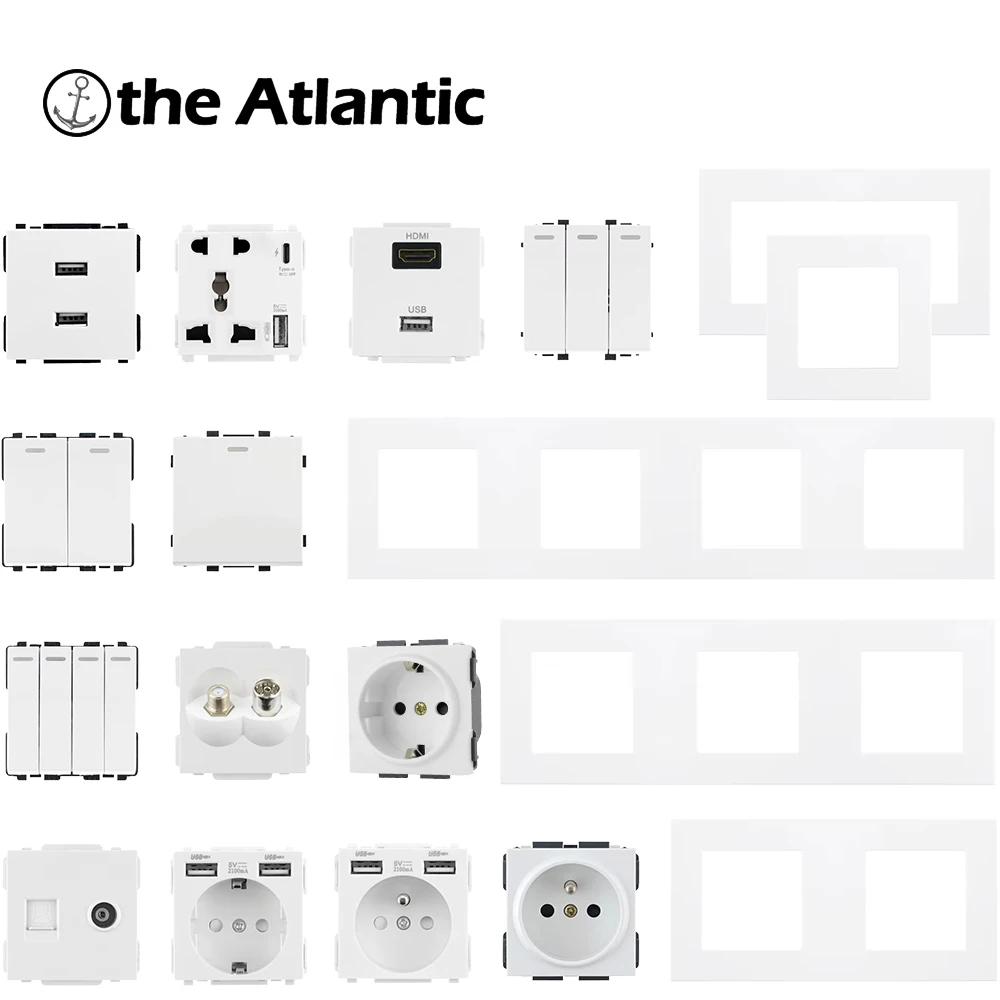 USB-переключатель серии S C-Type RJ45, ТВ-антенна, модуль аудиопереключателя освещения, белая пластиковая рамка, модуль настенной розетки «сделай сам»
USB-переключатель серии S C-Type RJ45, ТВ-антенна, модуль аудиопереключателя освещения, белая пластиковая рамка, модуль настенной розетки «сделай сам»