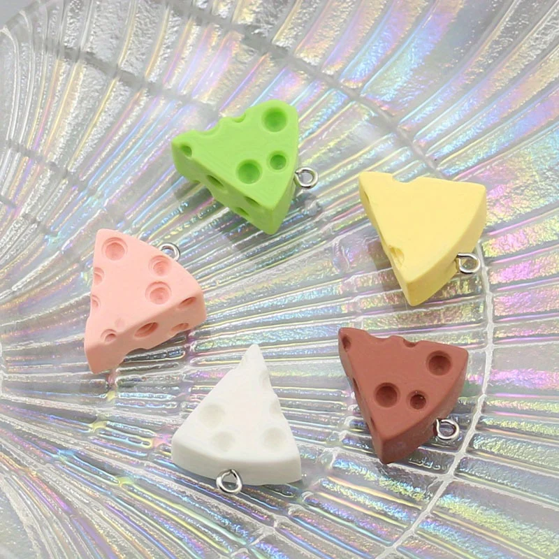 10pcs Triangle Cheese Resin Charms Simulated Food Pendant For Earring Keychain Decor Diy Jewelry Making Supplies
10pcs Triangle Cheese Resin Charms Simulated Food Pendant For Earring Keychain Decor Diy Jewelry Making Supplies
