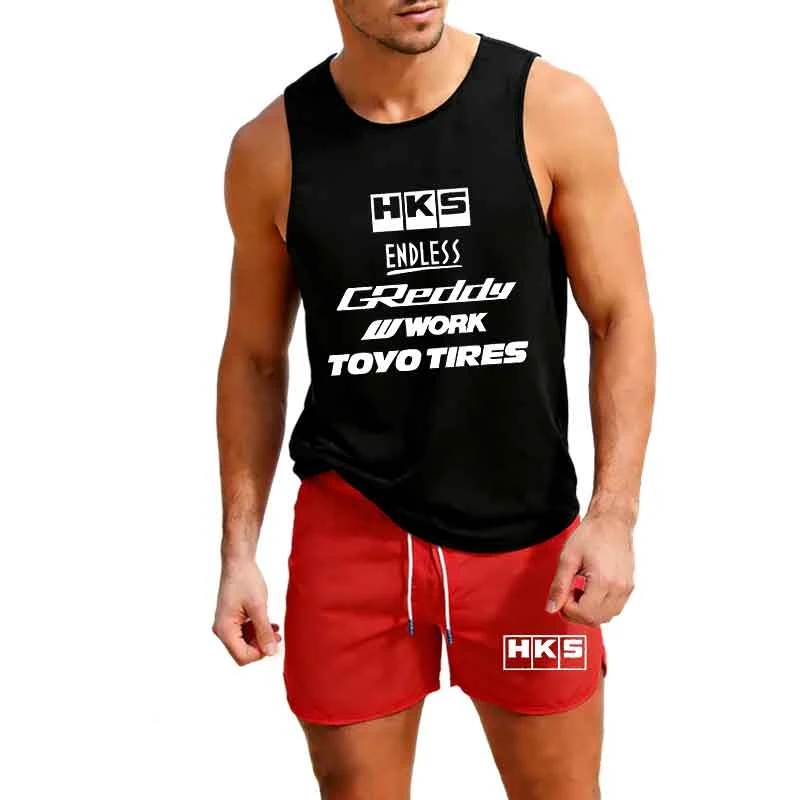 Summer Fashion Trendy Casual Two Piece Set Men's sleeveless Vest+Shorts Set Outdoor Jogging Basketball Training Sportswear
Summer Fashion Trendy Casual Two Piece Set Men's sleeveless Vest+Shorts Set Outdoor Jogging Basketball Training Sportswear