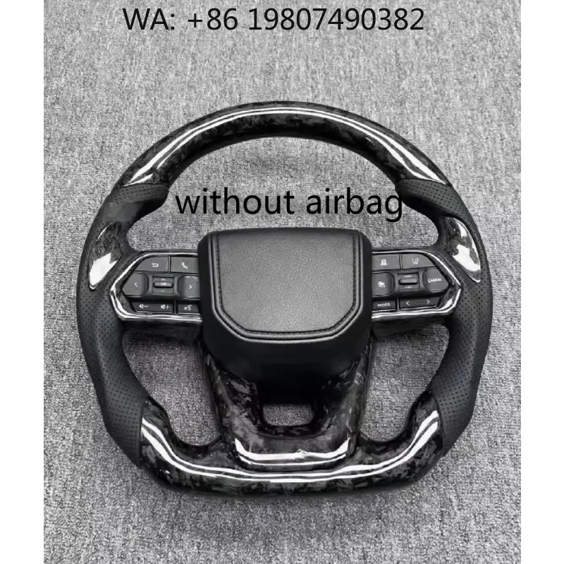 Heated Carbon Fiber Leather Steering Wheel New Upade Modified Interior Trim Fit 200 LC300 Vehicle Versions
Heated Carbon Fiber Leather Steering Wheel New Upade Modified Interior Trim Fit 200 LC300 Vehicle Versions